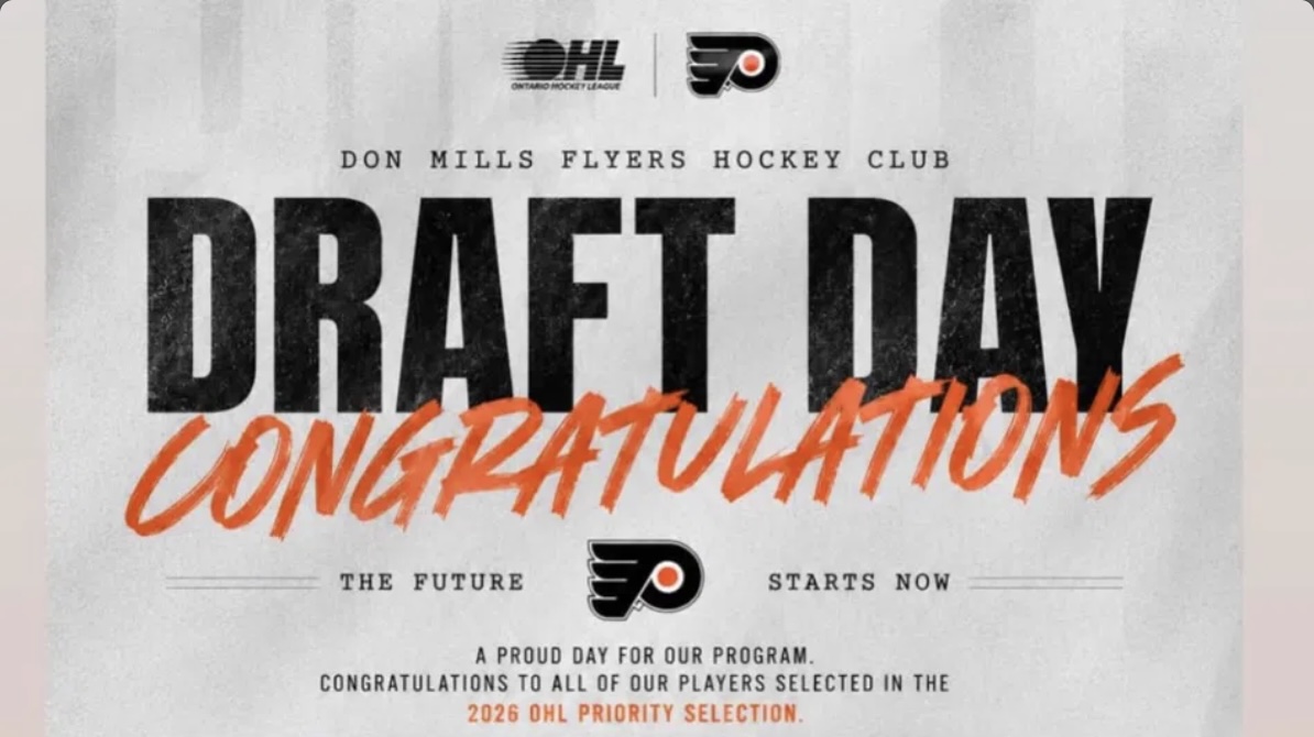 A Proud Day for the Don Mills Flyers: 10 Players Selected in 2026 OHL Priority Selection